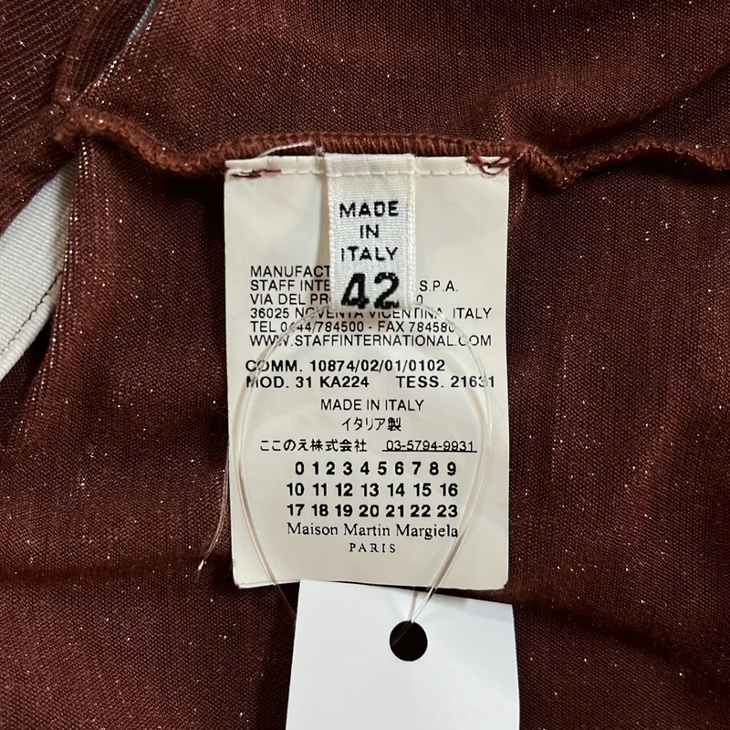 Maison Martin Margiela / メゾンマルタンマルジェラ | 2010AW | ラメ シアーレギンス | 42 | レディース