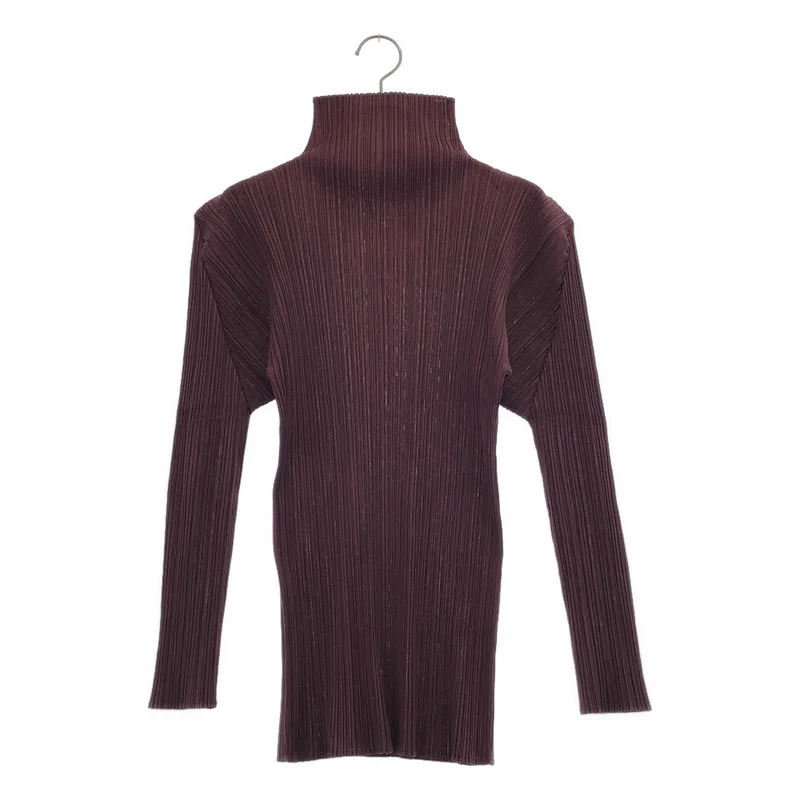 PLEATS PLEASE ISSEY MIYAKE / プリーツプリーズイッセイミヤケ | ハイネック ロングスリーブ プリーツカットソー |