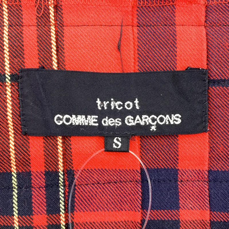 tricot COMME des GARCONS / トリココムデギャルソン | 2011AW | タータンチェック アシンメトリー ダブルアジャスター ラップ スカート | S | レディース