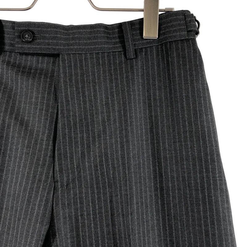 EDIFICE LA BOUCLE / エディフィスラブークル | 2022AW | ERMENEGILDO ZEGNA ウール シルク ストライプ サイドアジャスト ワイドパンツ | 2 | メンズ