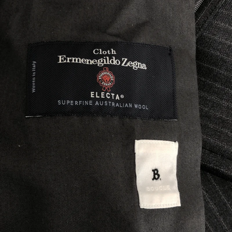 EDIFICE LA BOUCLE / エディフィスラブークル | 2022AW | ERMENEGILDO ZEGNA ウール シルク ストライプ サイドアジャスト ワイドパンツ | 2 | メンズ