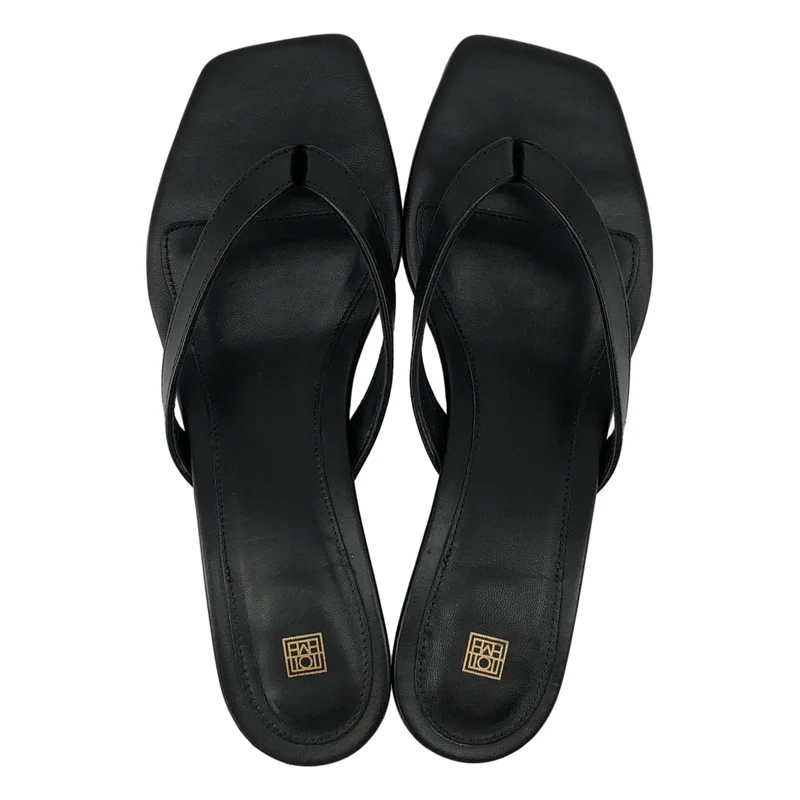 TOTEME / トーテム | THE FLIP FLOP HEEL レザー トングサンダル | 36 | レディース