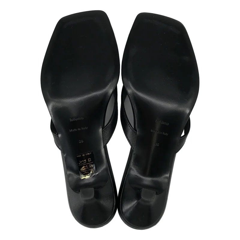 TOTEME / トーテム | THE FLIP FLOP HEEL レザー トングサンダル | 36 | レディース