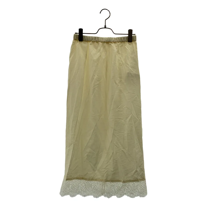 Maison Special / メゾンスペシャル | Lace Combination Sequin Skirt / スパンコール スリット スカート | 38 | レディース