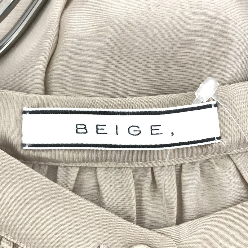 BEIGE， / ベイジ | レーヨン バンドカラー ギャザー シャツ ブラウス | 2 | レディース