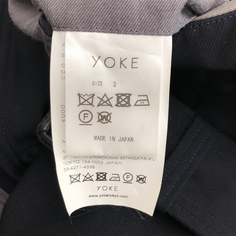 YOKE / ヨーク | WOOL KARSEY DOUBLE BREASTED OVERCOAT / ウールカージー ダブルブレスト オーバーコート | 3 | メンズ
