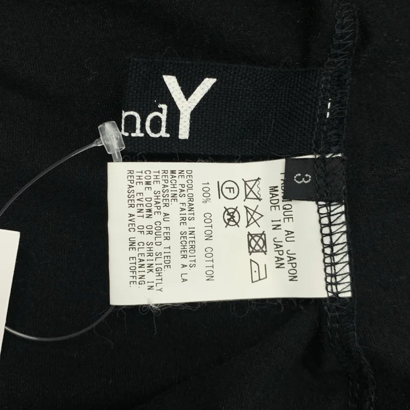 Ground Y / グラウンドワイ | 2019AW | cotton Jersey Shoulders Zipper Long Sleeve T コットン天竺 斜めファスナーカットソー | 3 | メンズ