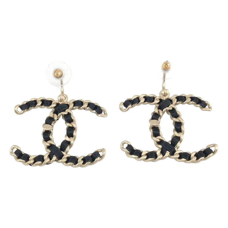 CHANEL / シャネル | ココマーク チェーン ピアス |