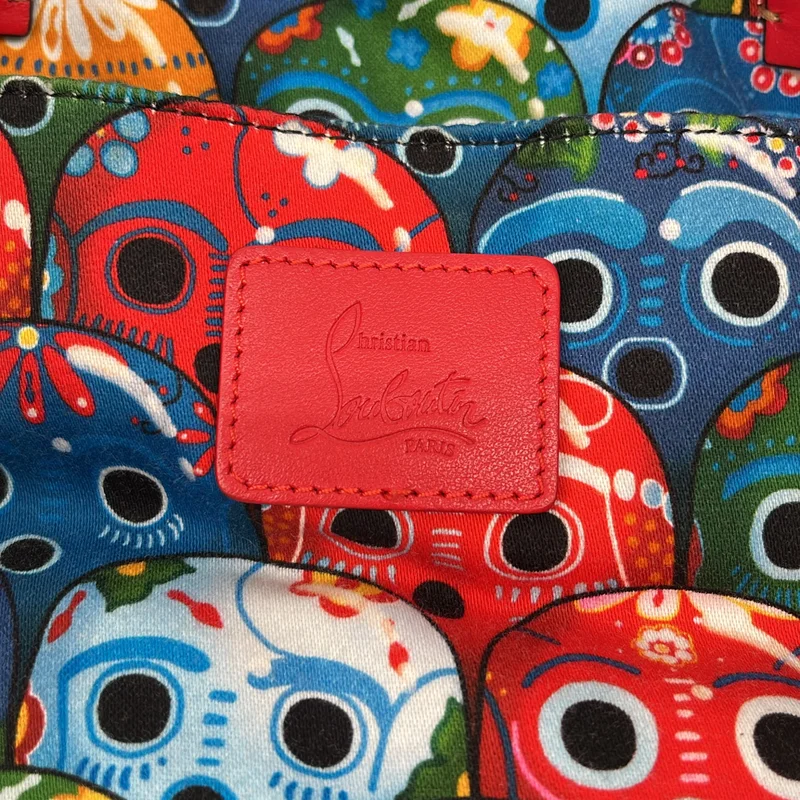 Christian Louboutin / クリスチャンルブタン | マニラカバ キャンバス マルチストライプ トートバッグ |