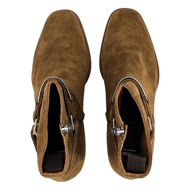 REPRESENT / リプレゼント | STRAPPED CHELSEA BOOT スエード ストラップ  サイドジップブーツ | 44 | メンズ