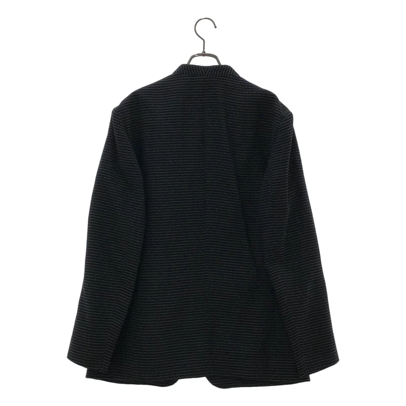 ISSEY MIYAKE MEN / イッセイミヤケメン | ドットボーダー ノーカラージャケット | 2 | メンズ