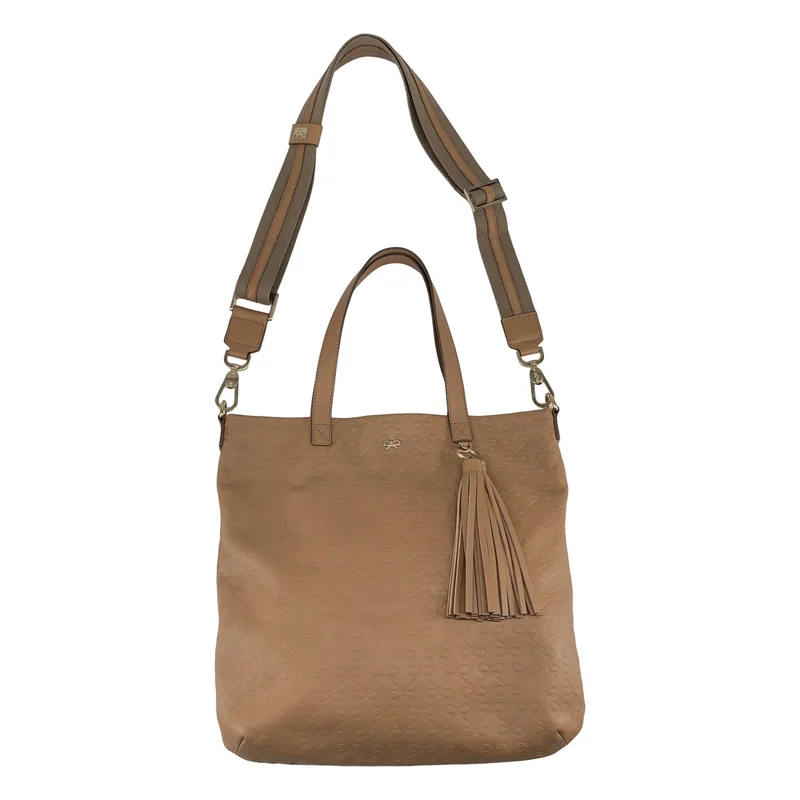 ANYA HINDMARCH / アニヤハインドマーチ | レザー リボン柄 2WAY トートバッグ |