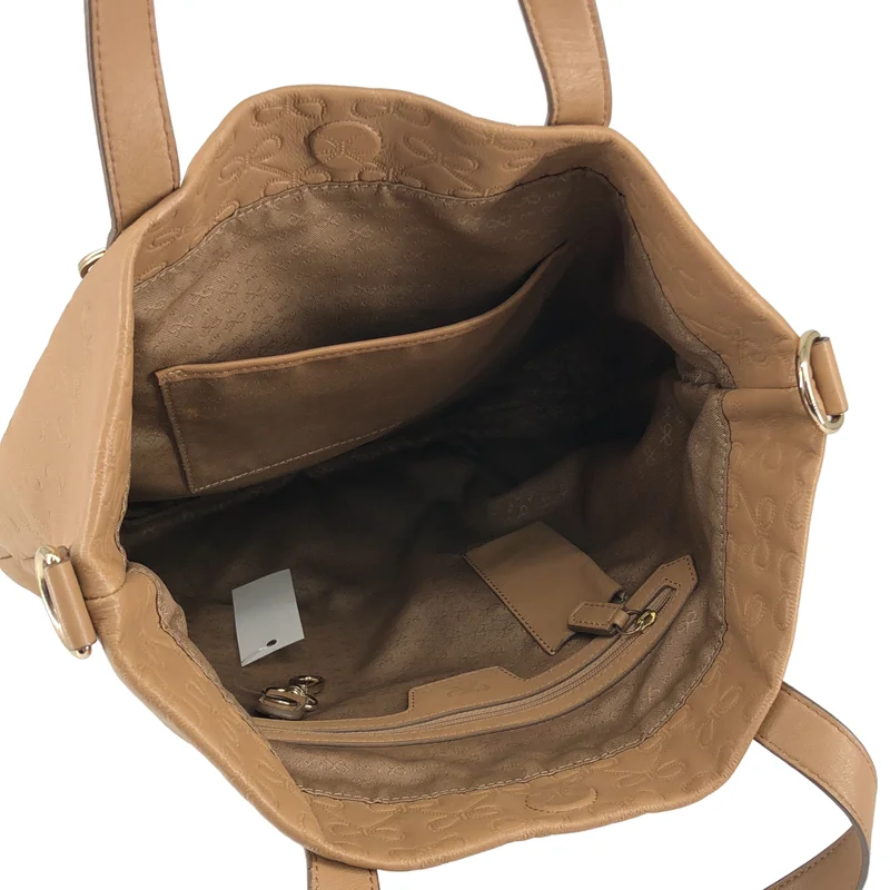 ANYA HINDMARCH / アニヤハインドマーチ | レザー リボン柄 2WAY トートバッグ |
