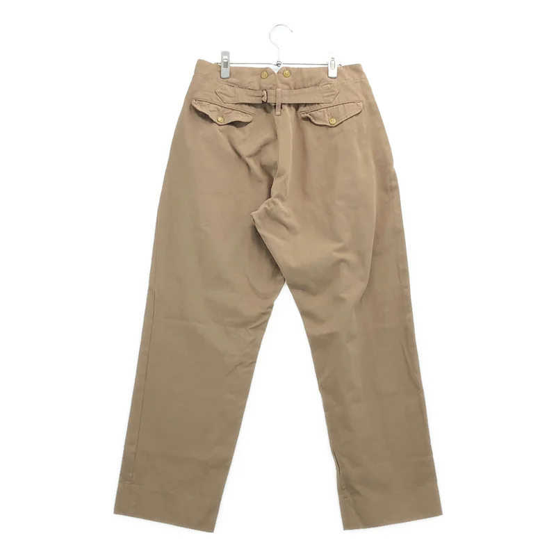 COMOLI / コモリ | 製品染 バックストラップパンツ | 1 | メンズ