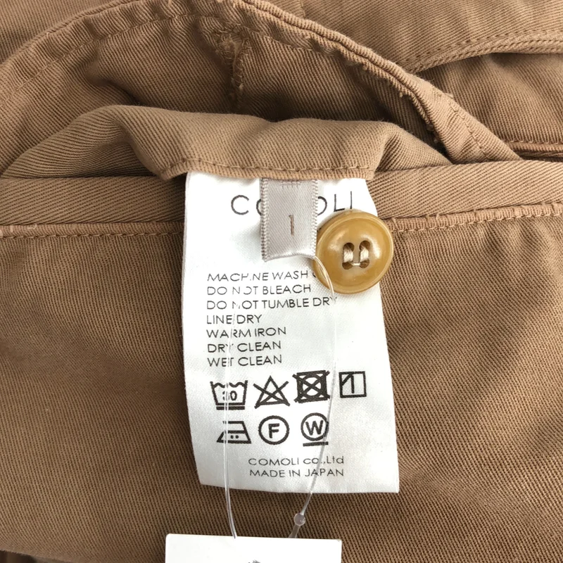 COMOLI / コモリ | 製品染 バックストラップパンツ | 1 | メンズ