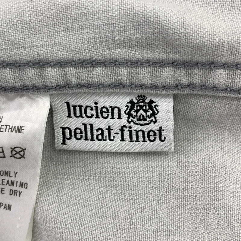 lucien pellat-finet / ルシアンペラフィネ | バックドクロ ワッペンスリーブ デニムジャケット | XS | レディース