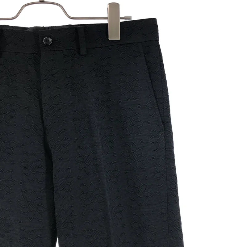 tricot COMME des GARCONS / トリココムデギャルソン | 2014SS | フラワージャガード フレアパンツ | M | レディース