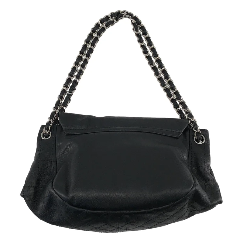 CHANEL / シャネル | ココマーク キャビアスキン ハーフムーン チェーン ショルダーバッグ |