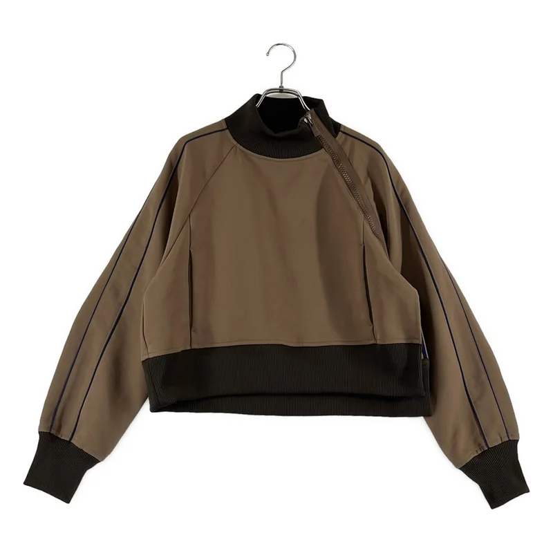 sacai / サカイ | 2022AW | Technical Jersey Pullover / ロゴジップ テクニカル ジャージー プルオーバー | 2 | レディース