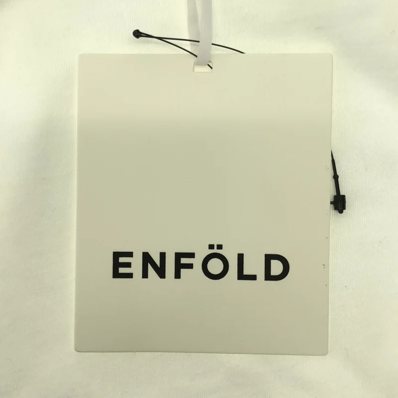 ENFOLD / エンフォルド | コットン クルーネック カットソー | 38 | レディース