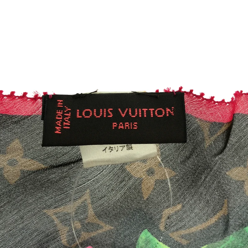 Louis Vuitton / ルイヴィトン | エシャルプ シルク モノグラム ローズ スカーフ |