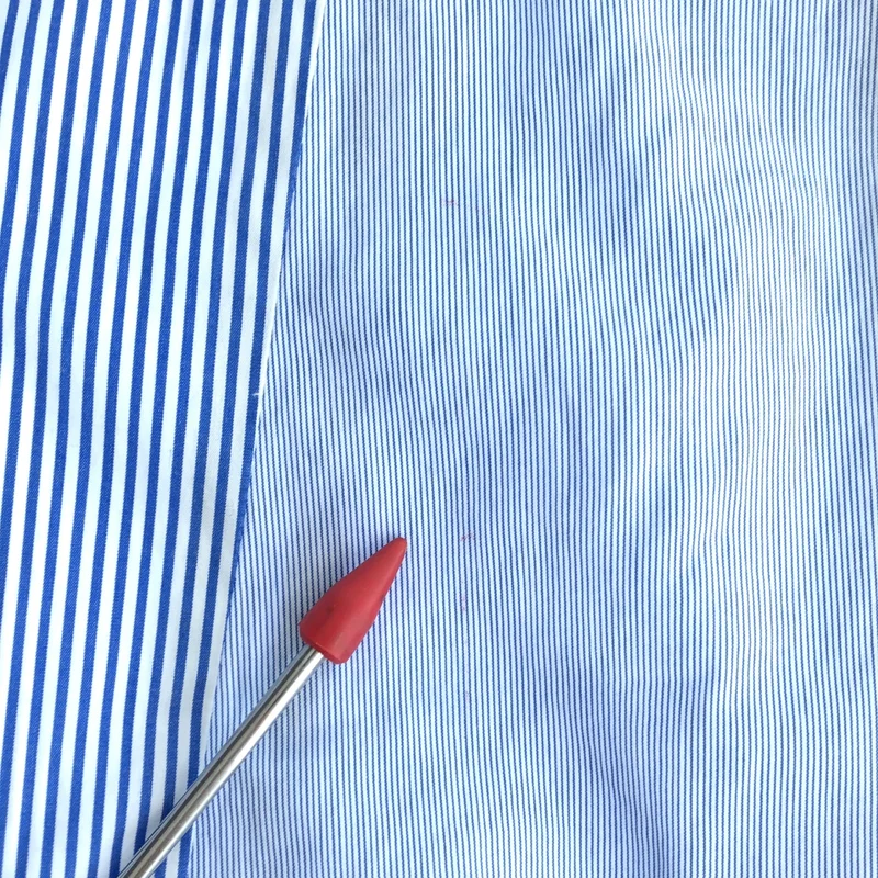 me ISSEY MIYAKE / ミーイッセイミヤケ | 2012SS | ストライプ 切替 ノースリーブ ロングシャツ |