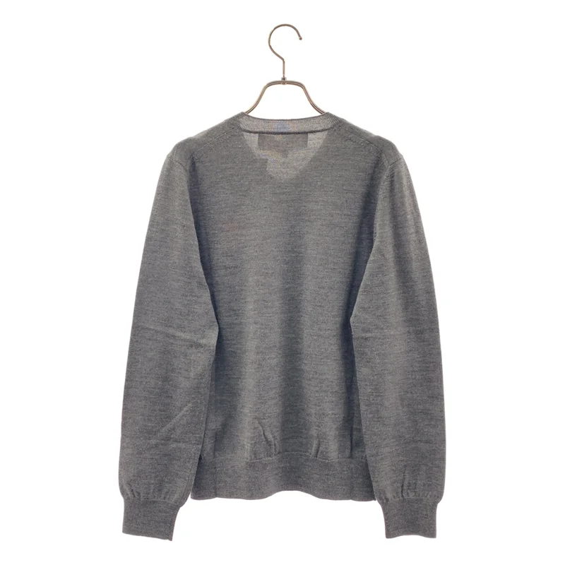 PLAY COMME des GARCONS / プレイコムデギャルソン | ウール ハートワッペン ロゴ ニット セーター | S | レディース
