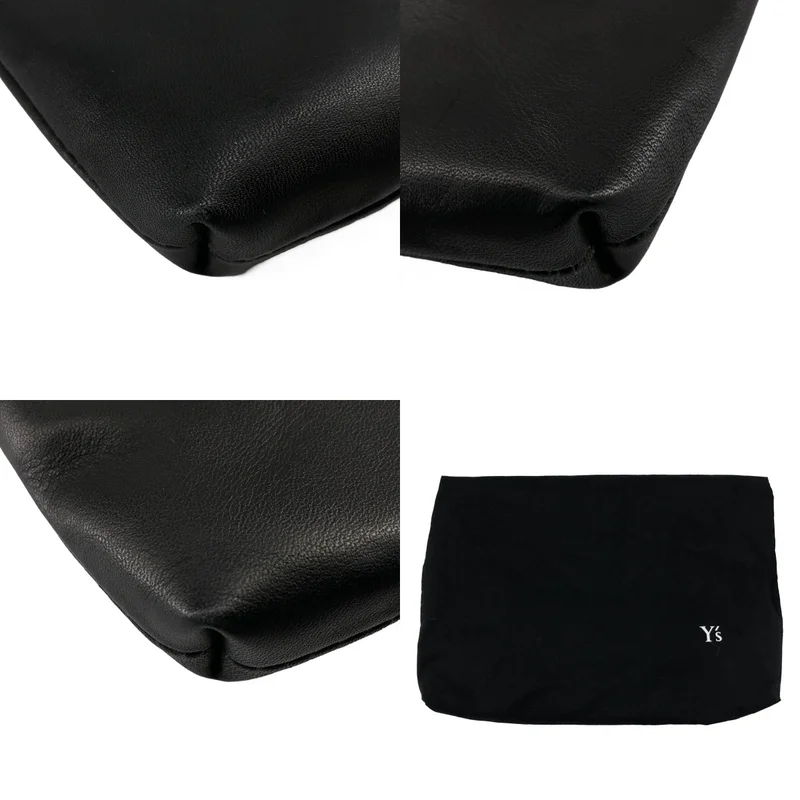 Y's / ワイズヨウジヤマモト | SMOOTH LEATHER COMBINATION ショルダーバッグ |