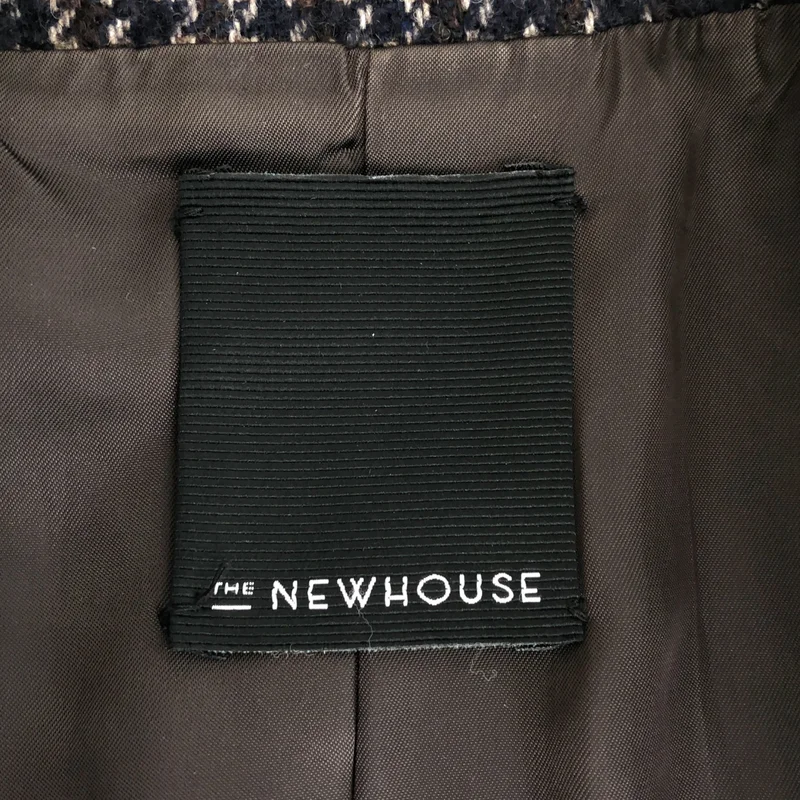 THE NEWHOUSE / ザ ニューハウス | ウール チェック 1B テーラードジャケット |