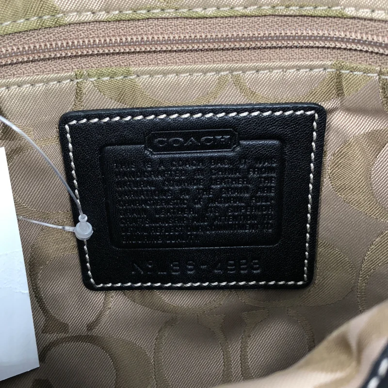 COACH / コーチ | レザー ステッチ ショルダーバッグ |