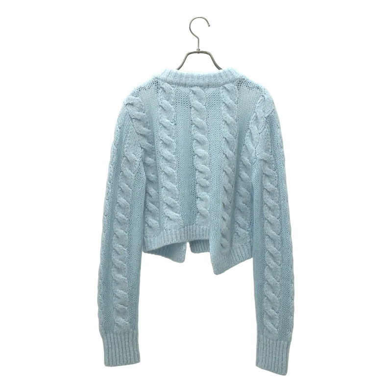 Cecilie Bahnsen / セシリーバンセン | 2023AW | UZUKI JUMPER モヘア混 クロップド ケーブルニット | M | レディース