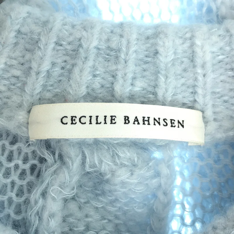 Cecilie Bahnsen / セシリーバンセン | 2023AW | UZUKI JUMPER モヘア混 クロップド ケーブルニット | M | レディース