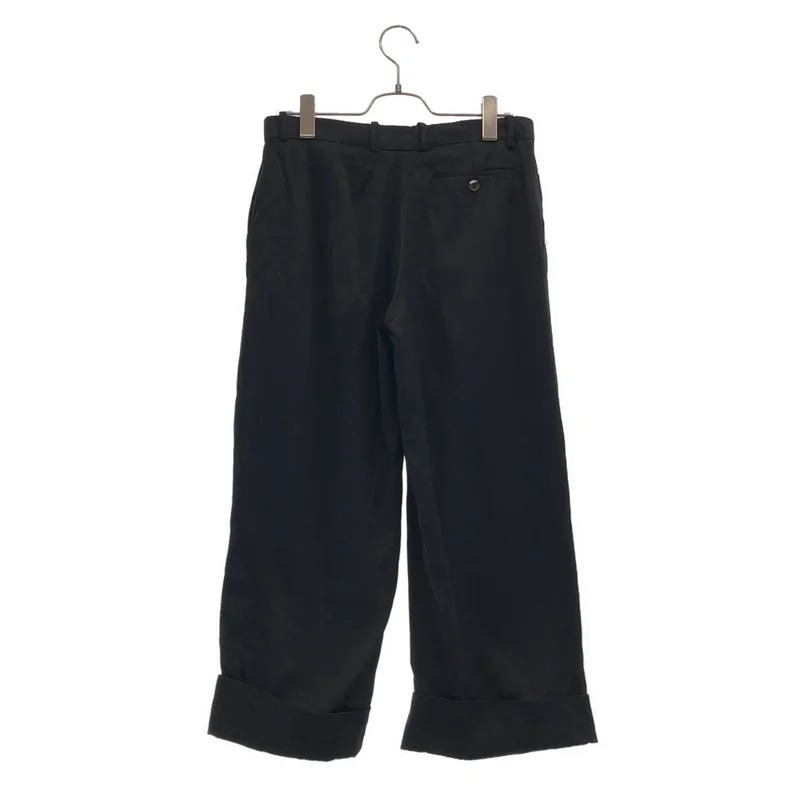 YVES SAINT LAURENT rive gauche / イヴサンローランリヴゴーシュ | サテン クロップドパンツ | 40 | レディース