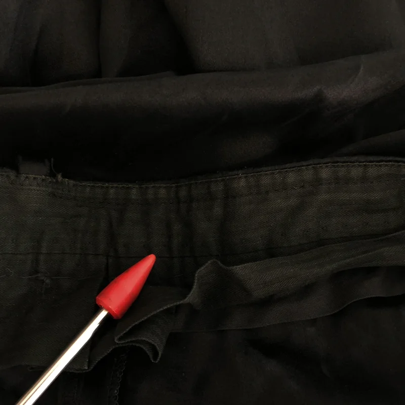 YVES SAINT LAURENT rive gauche / イヴサンローランリヴゴーシュ | サテン クロップドパンツ | 40 | レディース