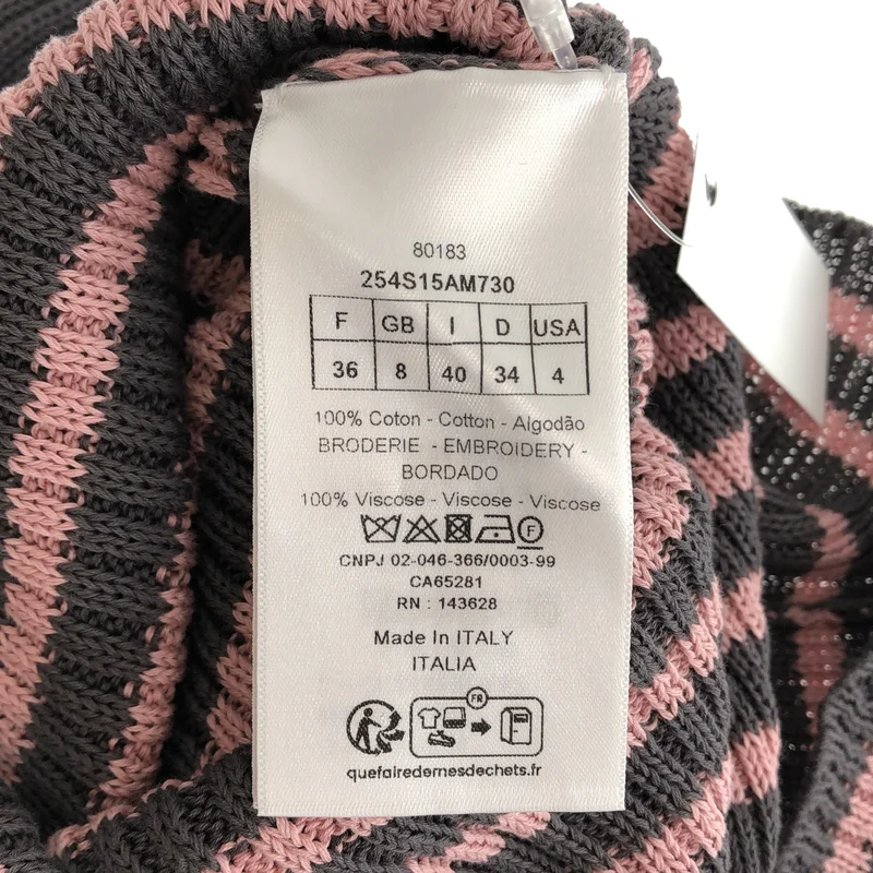 Christian Dior / クリスチャンディオール | Logo Star Short Sleeve Knit ロゴスター ニット | 36 | レディース