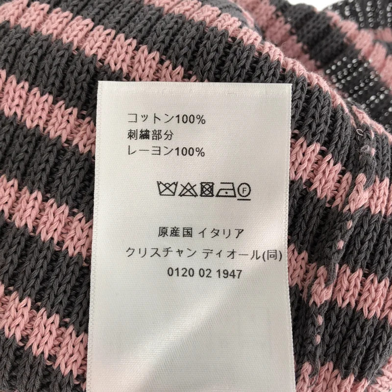 Christian Dior / クリスチャンディオール | Logo Star Short Sleeve Knit ロゴスター ニット | 36 | レディース