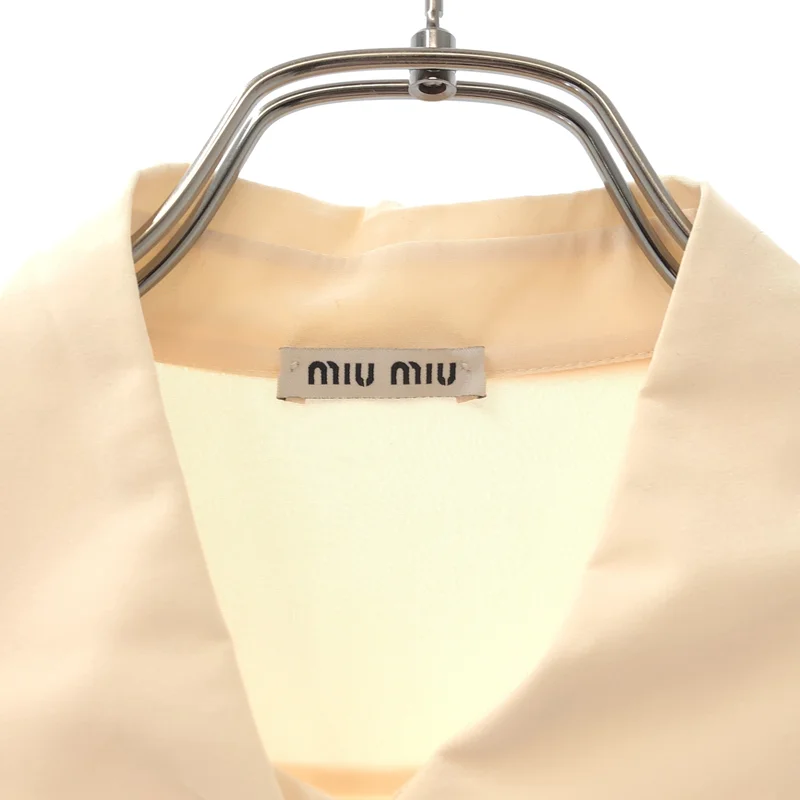 miu miu / ミュウミュウ | シルク フリル シャツ ブラウス | 40 | レディース