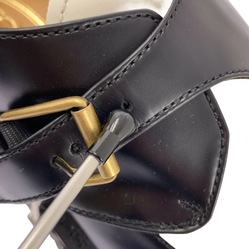TOD'S / トッズ | レザー バイカラー プラットフォーム モカシンローファー | 39 | レディース