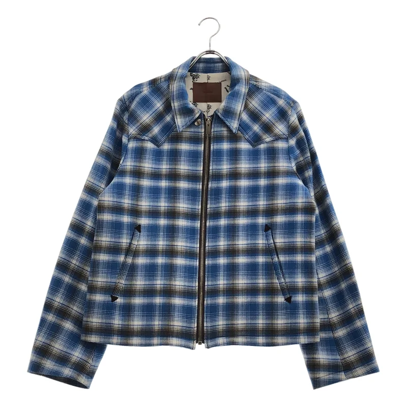 The Letters / レターズ | CHECK ZIP JACKET ジャケット LFBD-J0007B | M | メンズ