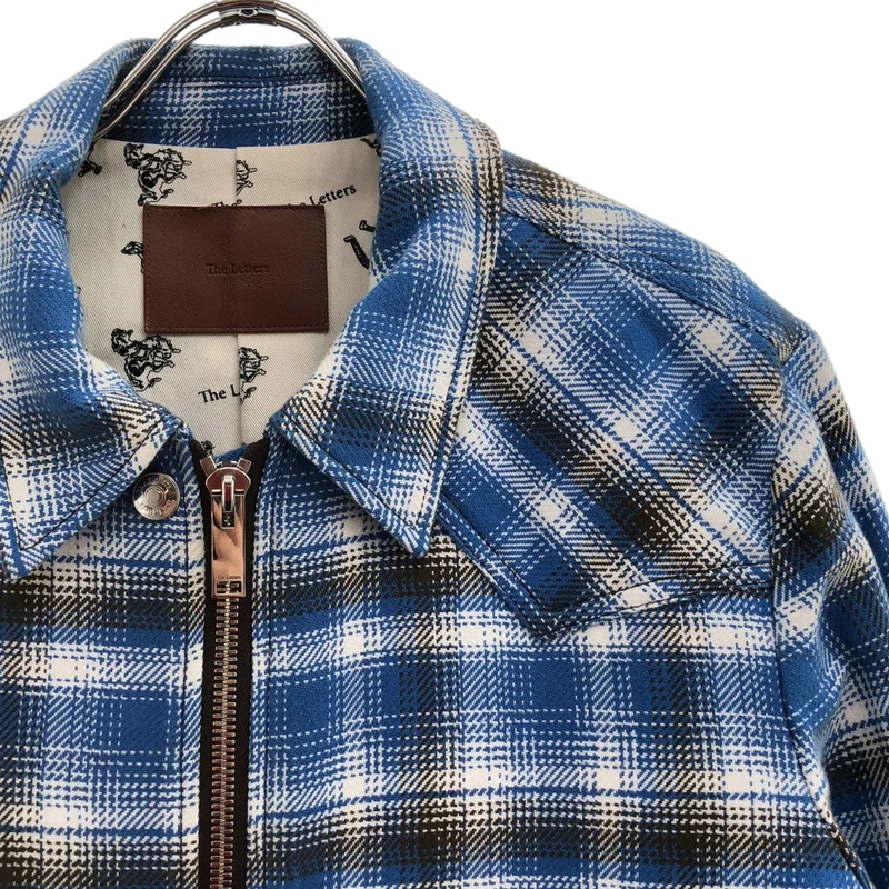The Letters / レターズ | CHECK ZIP JACKET ジャケット LFBD-J0007B | M | メンズ