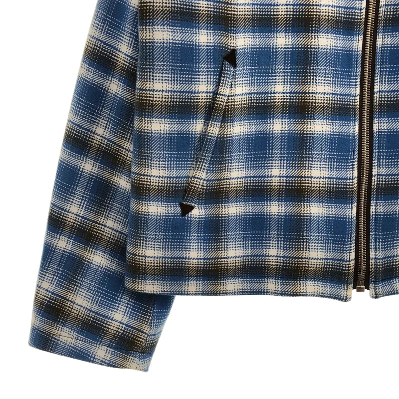 The Letters / レターズ | CHECK ZIP JACKET ジャケット LFBD-J0007B | M | メンズ