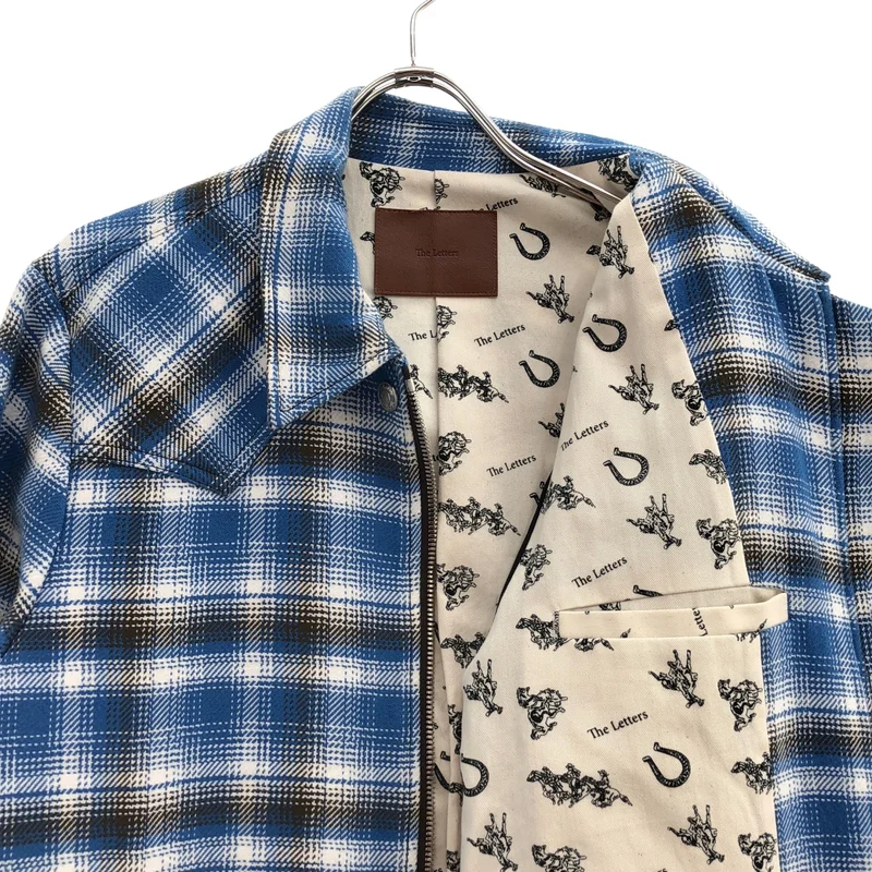 The Letters / レターズ | CHECK ZIP JACKET ジャケット LFBD-J0007B | M | メンズ