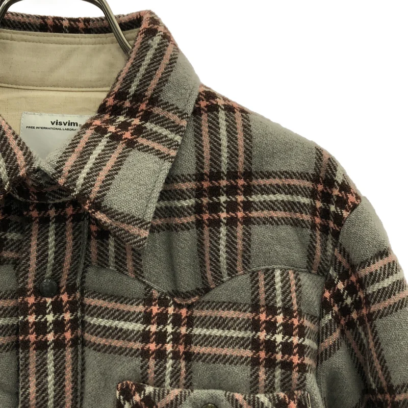 visvim / ビズビム | KERCHIEF DOWN JKT  / WOOL CHECK / ウール ダウンジャケット | 1 | メンズ