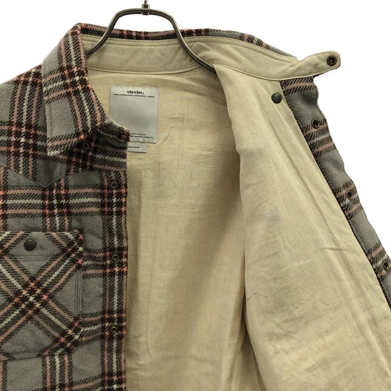 visvim / ビズビム | KERCHIEF DOWN JKT  / WOOL CHECK / ウール ダウンジャケット | 1 | メンズ