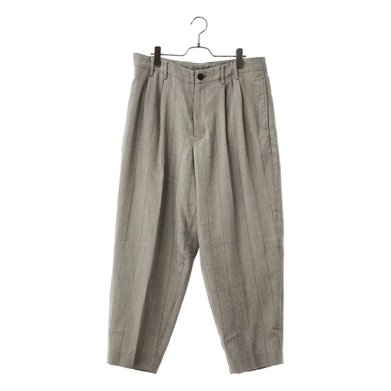 nonnotte / ノノット | Tuck Wide Tapered Trousers | 5 | メンズ