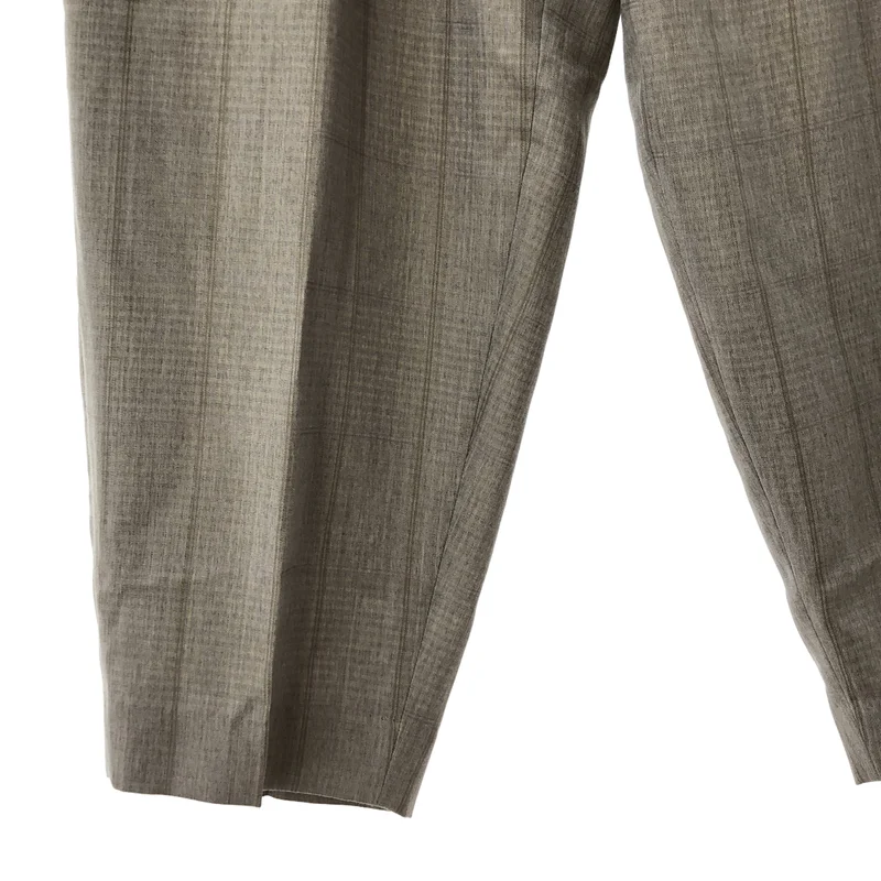nonnotte / ノノット | Tuck Wide Tapered Trousers | 5 | メンズ