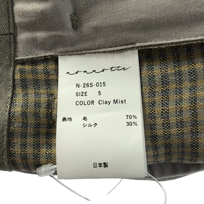 nonnotte / ノノット | Tuck Wide Tapered Trousers | 5 | メンズ