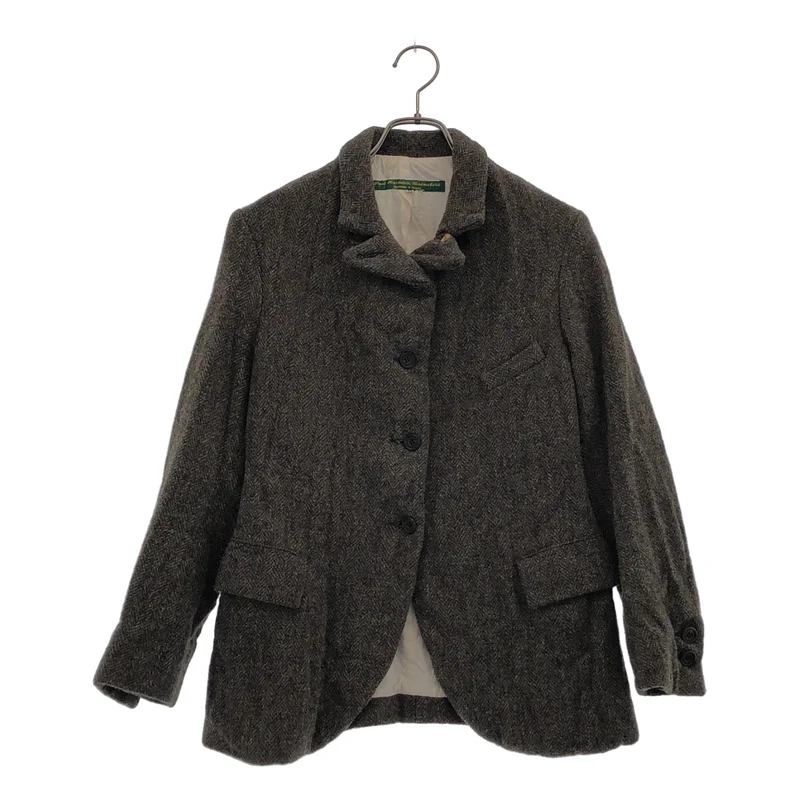 Paul Harnden / ポールハーデン | Womens Pocket Blazer ウール ヘリンボーン ジャケット | M | レディース