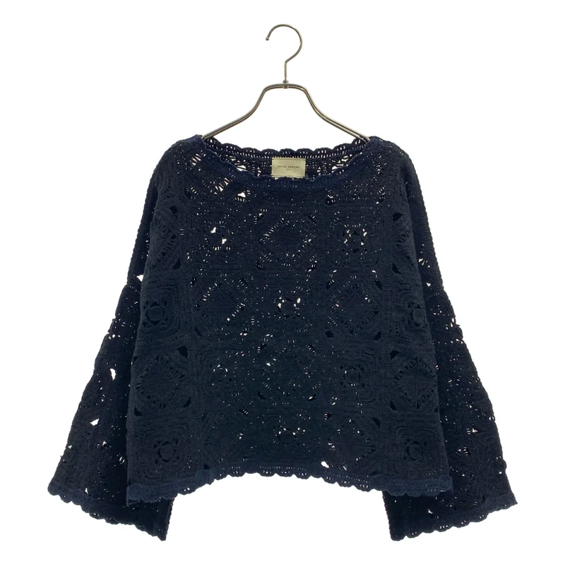 UNITED ARROWS / ユナイテッドアローズ | クロッシー エンブロイダリー ニット プルオーバー |