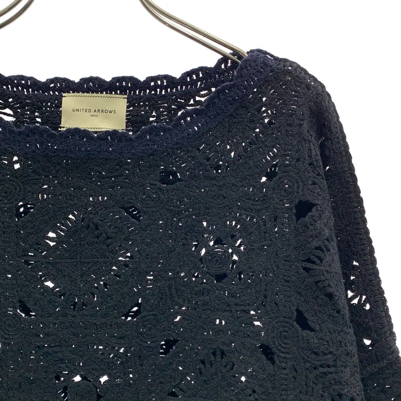 UNITED ARROWS / ユナイテッドアローズ | クロッシー エンブロイダリー ニット プルオーバー |